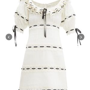 Looking for ZIMMERMANN Honour Lace-insert Pintucked Cotton Mini Dress size 1